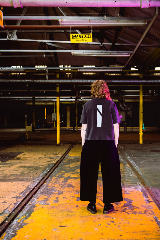 Vintage Washed Boxy T-Shirt - front logo