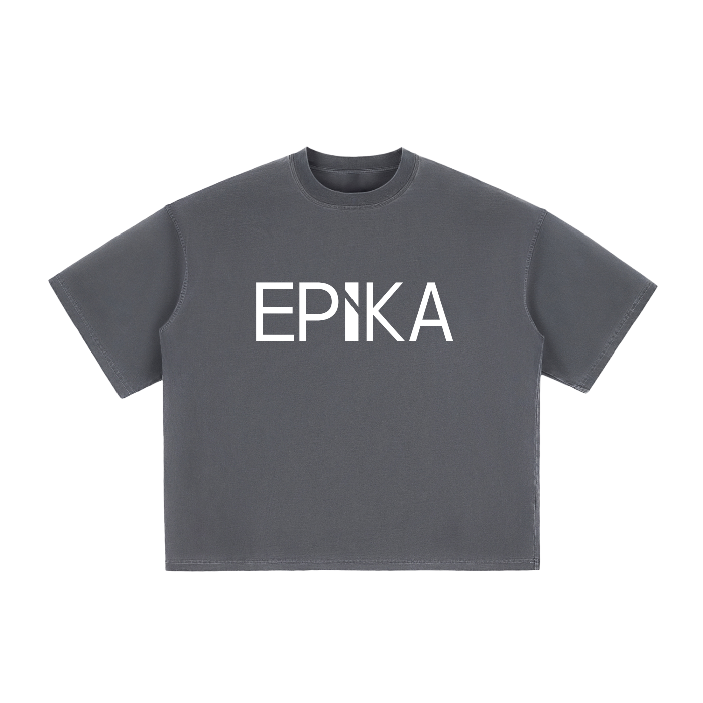 Vintage Washed Boxy T-Shirt - front logo