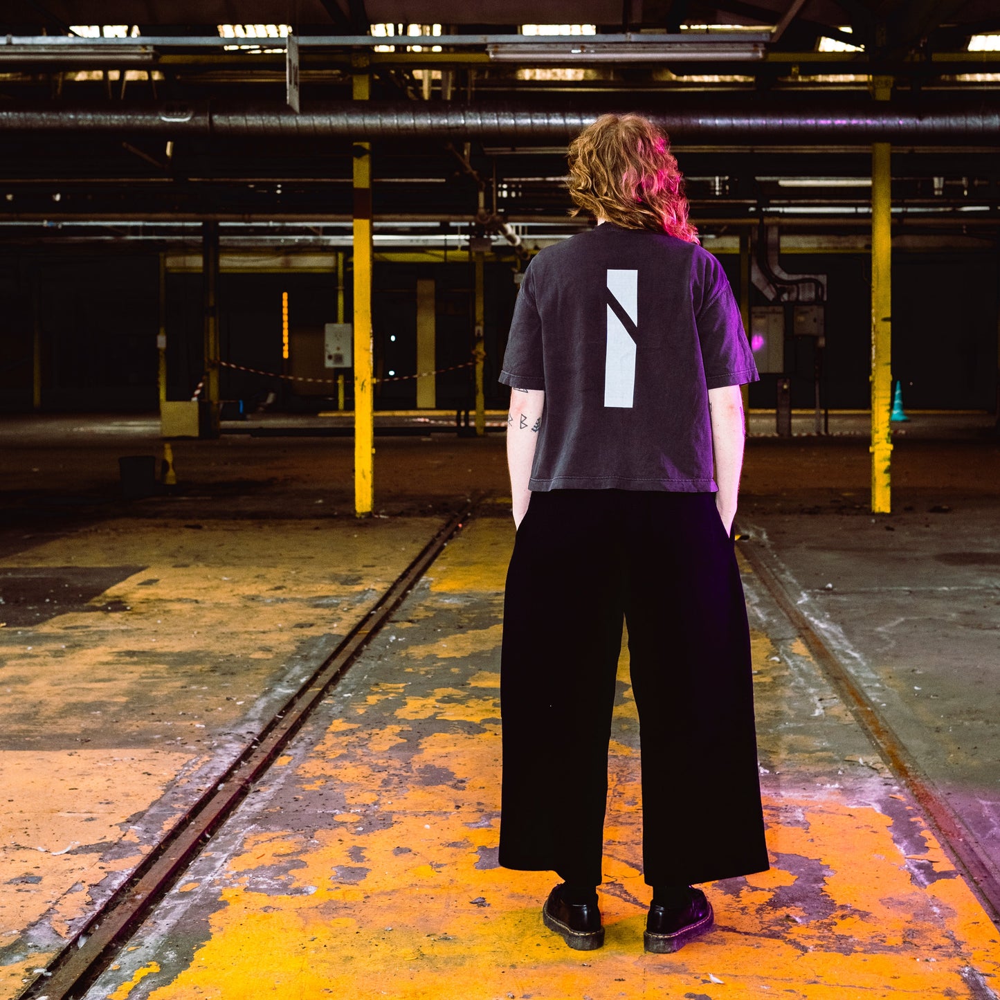 Vintage Washed Boxy T-Shirt - front logo