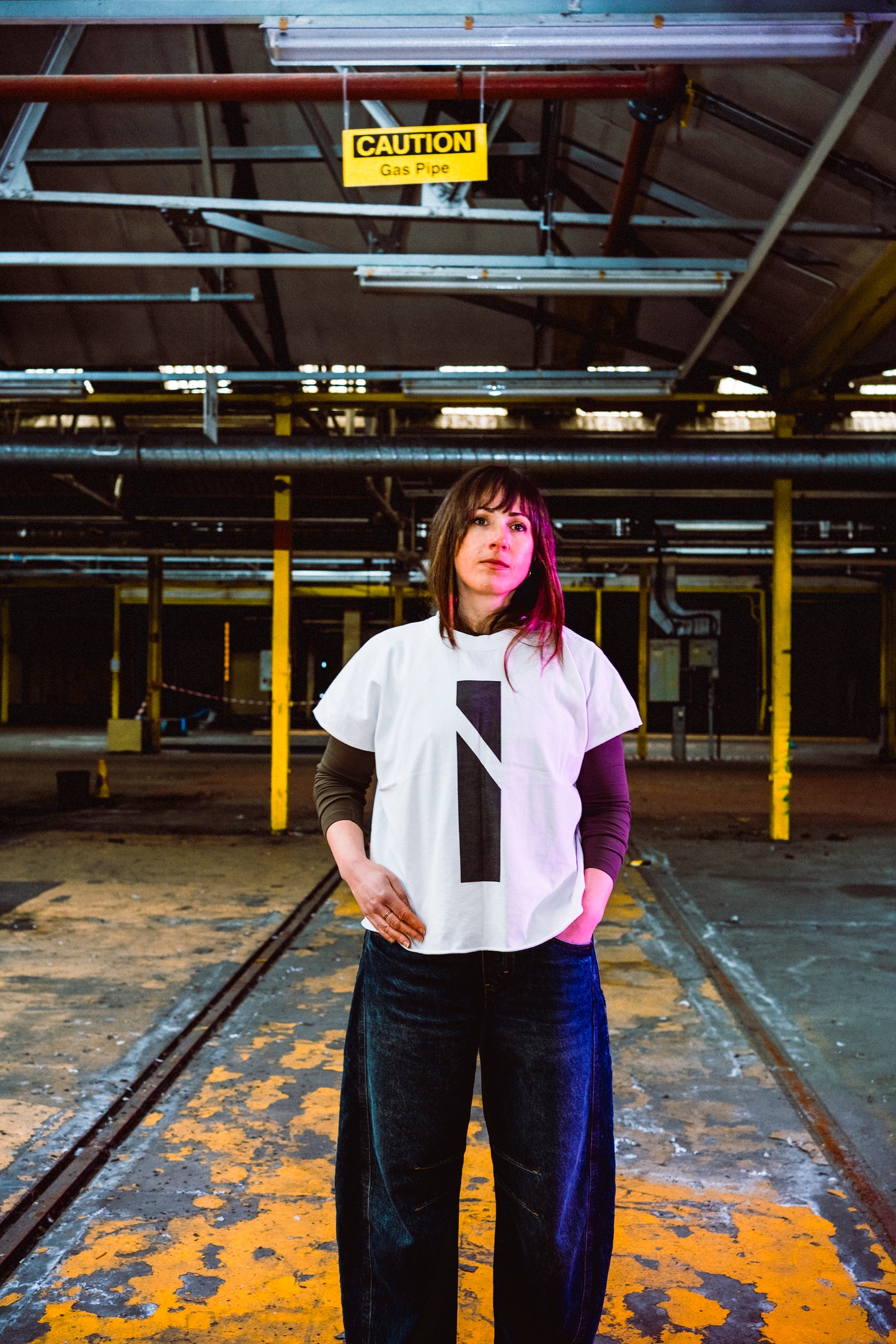 Raw Edge Boxy T-Shirt - front symbol