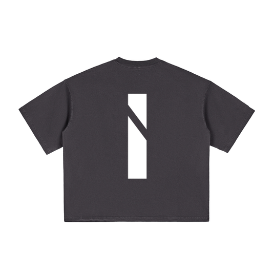 Vintage Washed Boxy T-Shirt - front logo
