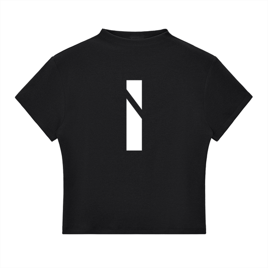Slim Fit Mock Neck T-Shirt - front symbol