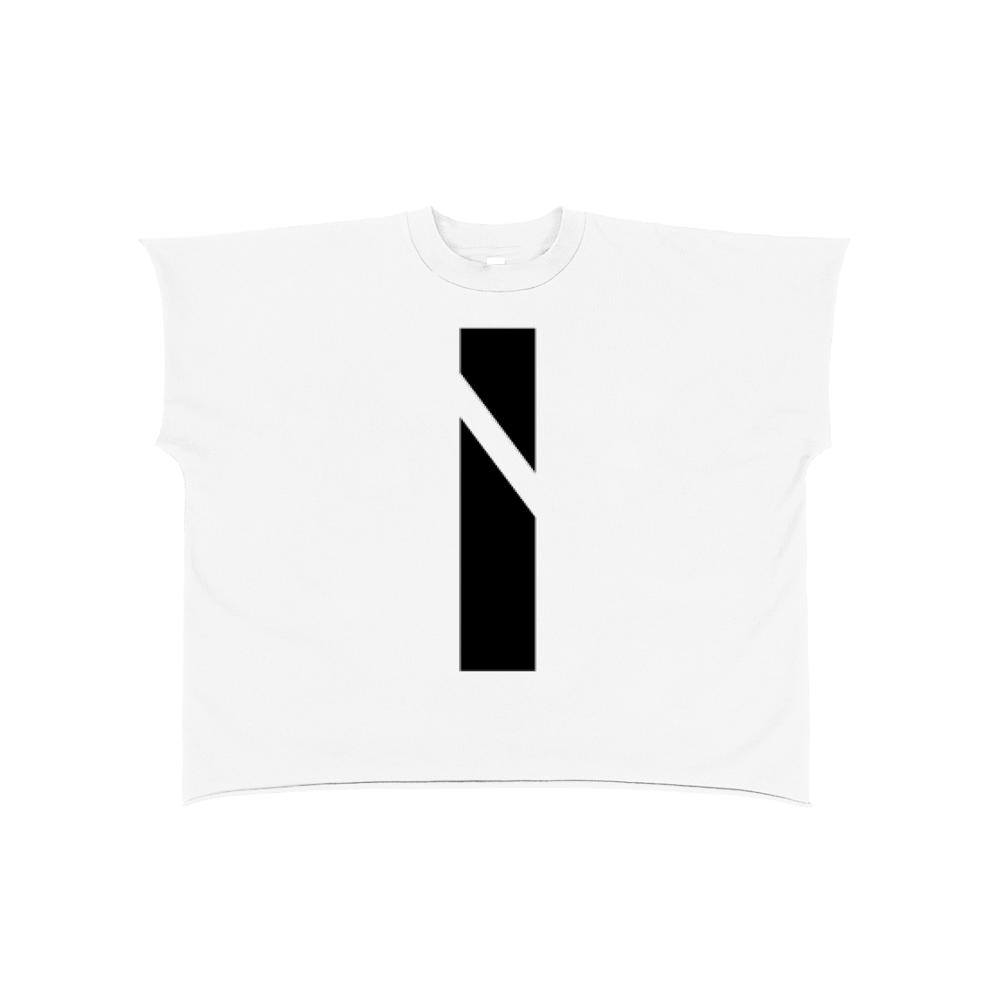 Raw Edge Boxy T-Shirt - front symbol
